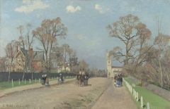 Camille Pissarro, The Avenue, Sydenham, 1871