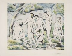 Cezanne Paul Les Baigneurs