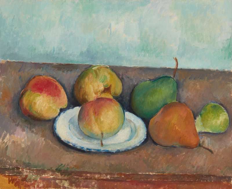 Peinture sur toile, reproduction de Cezanne Paul Nature Morte. Pommes Et Poires Ca. 1888-90 qualité musée