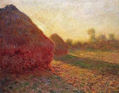 Claude Monet Meules Derniers Rayons Du Soleil