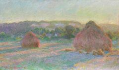 Claude Monet Meules Fin De l'été, Effet Du Soir