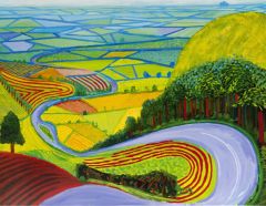 David Hockney Tableau Garrowby Hill