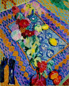 Delaunay, Nature morte avec des gants