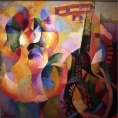 Delaunay, Soleil, tour, avion