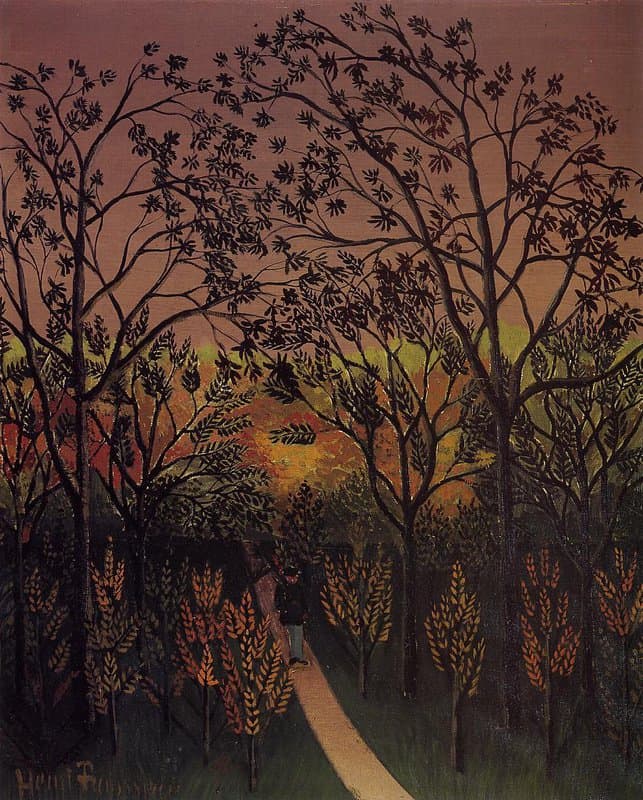 Peinture sur toile, reproduction de Douanier Rousseau Corner Of The Plateau Of Bellevue qualité musée