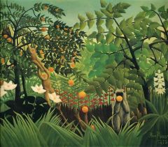 Douanier Rousseau Exotic Landscape 1910