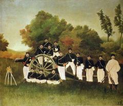 Douanier Rousseau The Artillerymen