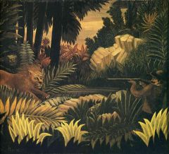 Douanier Rousseau The Lion Hunter