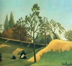 Douanier Rousseau View Of The Fortifications