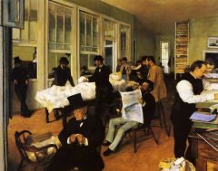 Edgar Degas A Cotton Office In New Orleans 1873