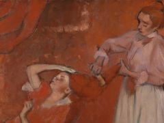Edgar Degas Combing The Hair