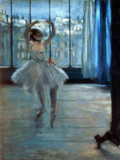 Edgar Degas Dancer In Front Of A Window 1874-1877