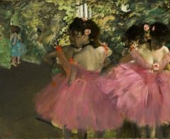 Edgar Degas Dancers In Pink