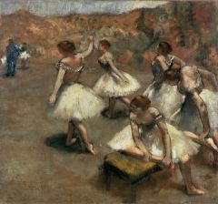 Edgar Degas Dancers On The Stage