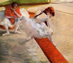 Edgar Degas Dancers Resting 1879