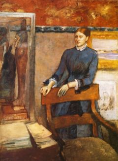 Edgar Degas Helene Rouart In Her Father S Study