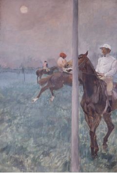 Edgar Degas Jockeys Before The Race