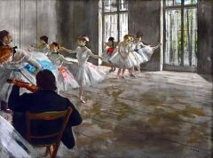 Edgar Degas Rehearsal In The Studio 1878