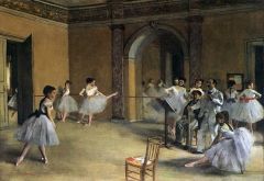 Edgar Degas The Dance Foyer At The Opera On The Rue Le Peletier