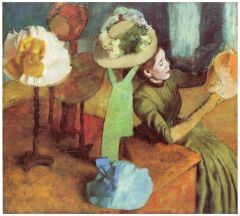 Edgar Degas The Millinery Shop