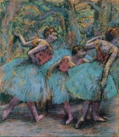 Edgar Degas Three Dancers