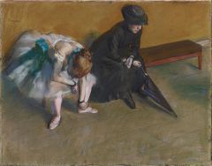 Edgar Degas Waiting 1882
