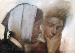 Edgar Degas Washerwomen