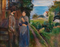 Edvard Munch, Evening Talk, 1889