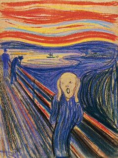 Edvard Munch Le Cri - Version 2