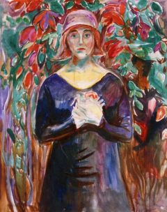 Edvard Munch, Model in the Garden, 1930