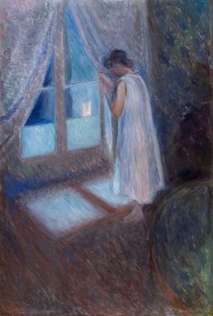 Edvard Munch, Ragazza alla finestra, 1893