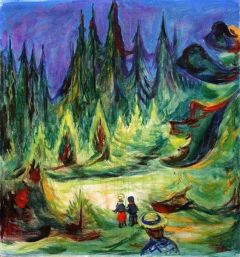 Edvard Munch The Enchanted Forest 1927