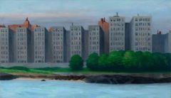 Edward Hopper Apartment Houses East River 1930