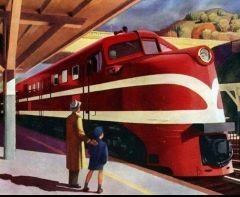 Edward Hopper Locomotive - 1944