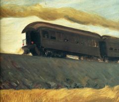 Edward Hopper Railroad Train - 1908