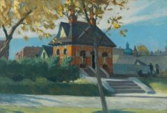 Edward Hopper Small Town Station