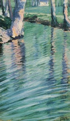 Egon Schiele Am Weiher 1907