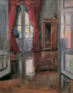 Egon Schiele Interieur 1907