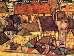 Egon Schiele, Yellow City, 1914
