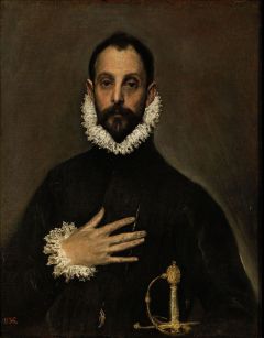 El Greco Le Chevalier A La Main Sur La Poitrine