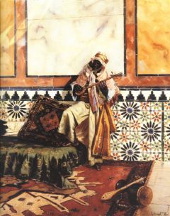 Ernst, Gnaoua dans un intérieur nord-africain