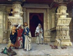 Ernst Rudolf Outside The Mosque