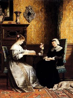 Ernst Rudolf Reading A Book