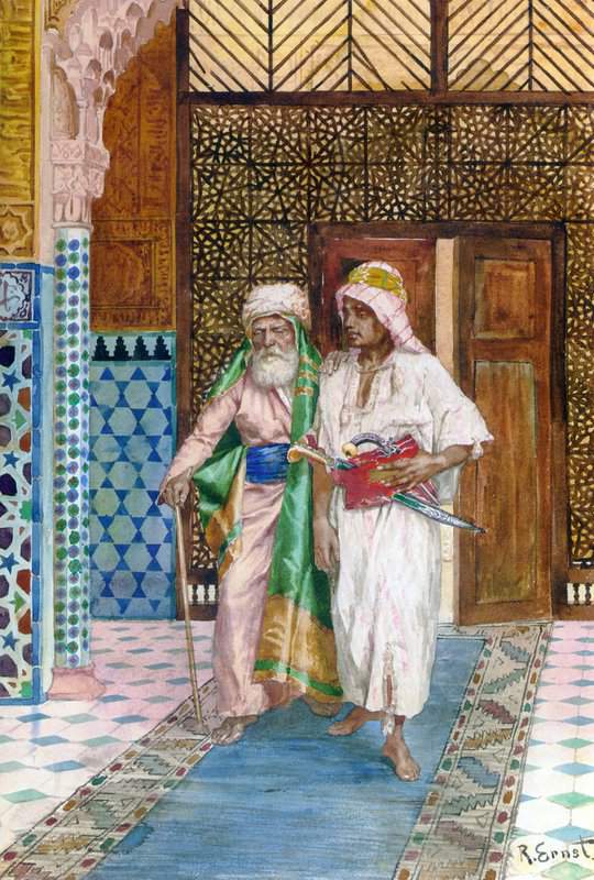 Peinture sur toile, reproduction de Ernst Rudolf Returning Home qualité musée