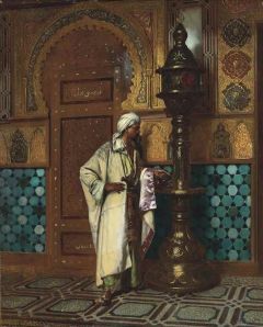 Ernst Rudolf Tending The Lamp