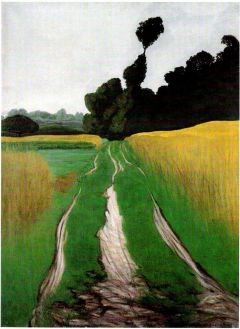Felix Vallotton Chemin Sous La Pluie 1914