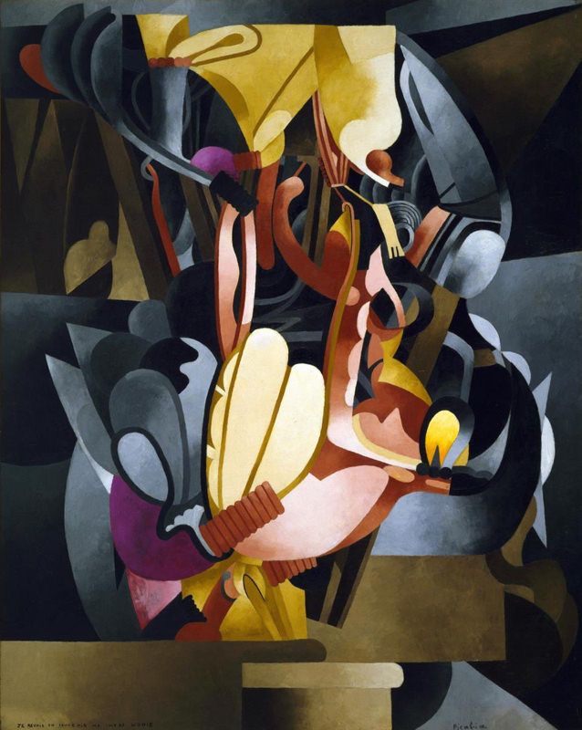 Peinture sur toile, reproduction de Francis Picabia Je Voit De Nouveau Dans Ma Me Moire Ma Che Re Udnie qualité musée