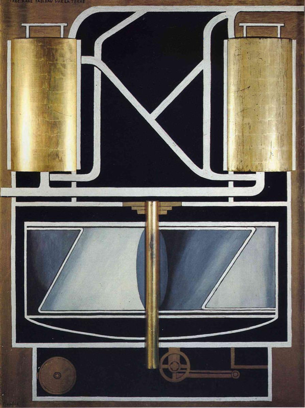Peinture sur toile, reproduction de Francis Picabia Photo Tre S Rare De La Terre qualité musée