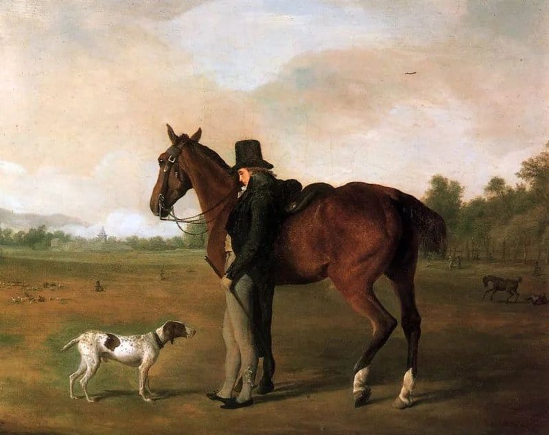 Peinture sur toile, reproduction de Frederic Audeoud Et Fazy Sun Par Jacques-laurent Agasse qualité musée