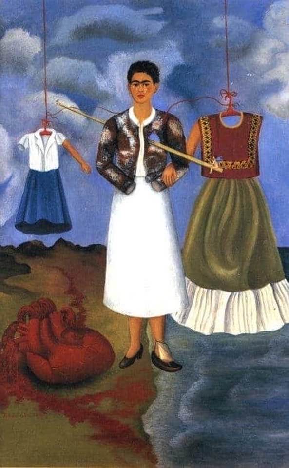 Peinture sur toile, reproduction de Frida Kahlo Memoria El Corazon 1937 qualité musée
